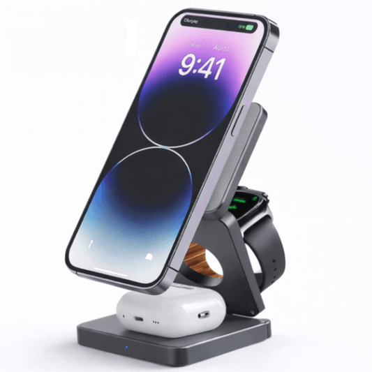3-in-1 Magnetic Charging Stand | iPhone, Watch & AirPods | UTILCK