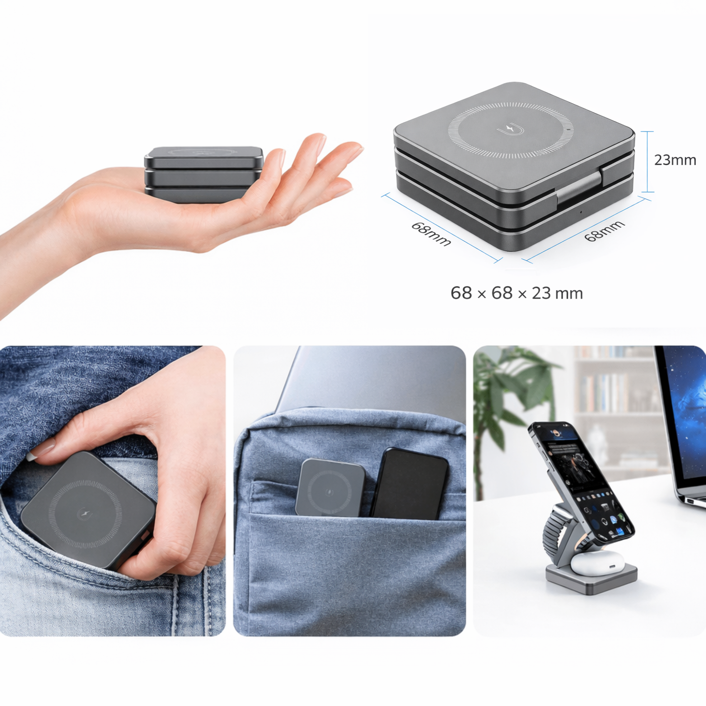 3-in-1 Magnetic Charging Stand | UTILCK