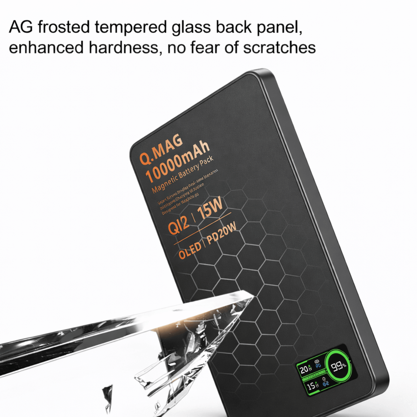 3-in-1 Magnetic Power Bank | 10000mAh OLED Display | UTILCK