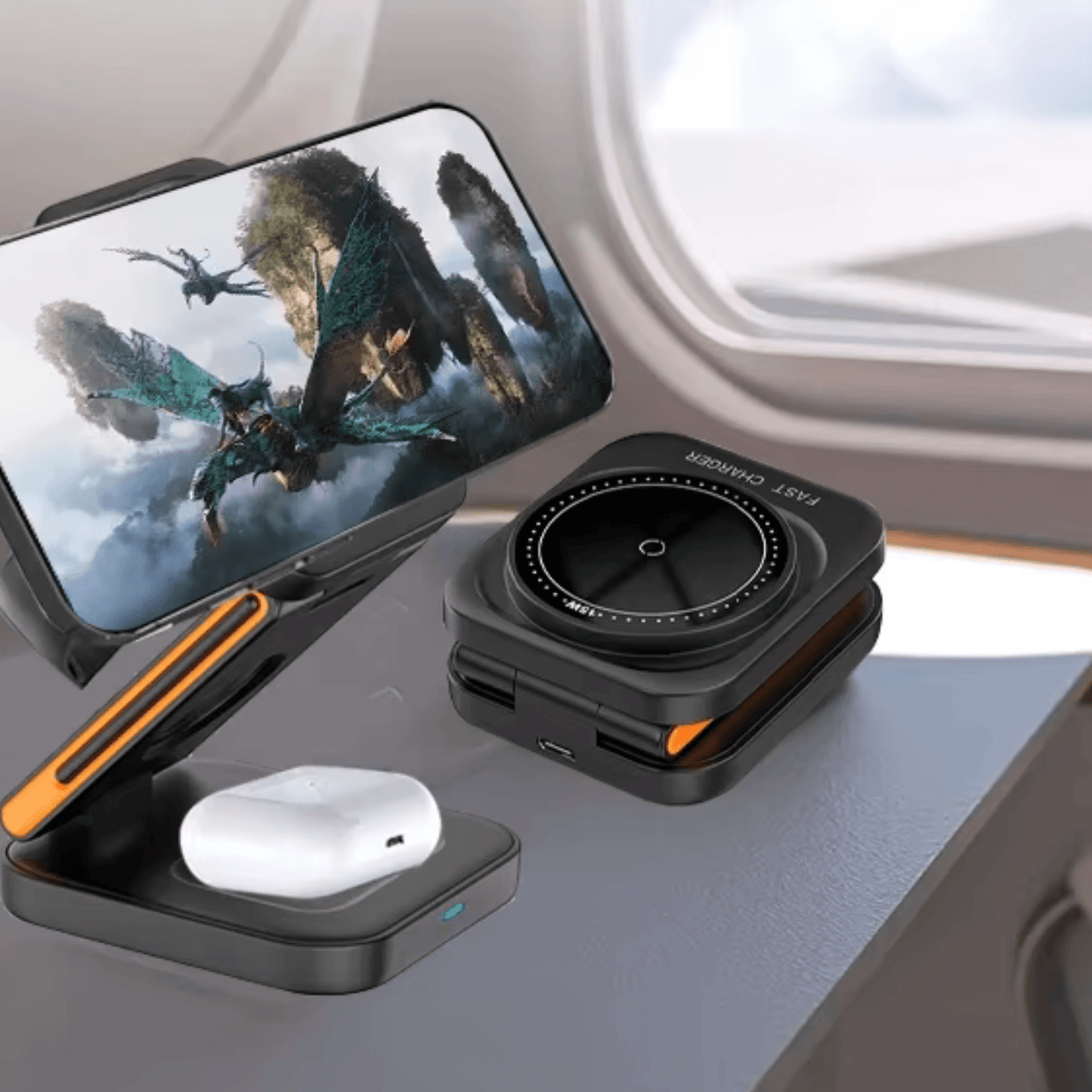 Foldable 3-in-1 Magnetic Charging Stand Pro | UTILCK