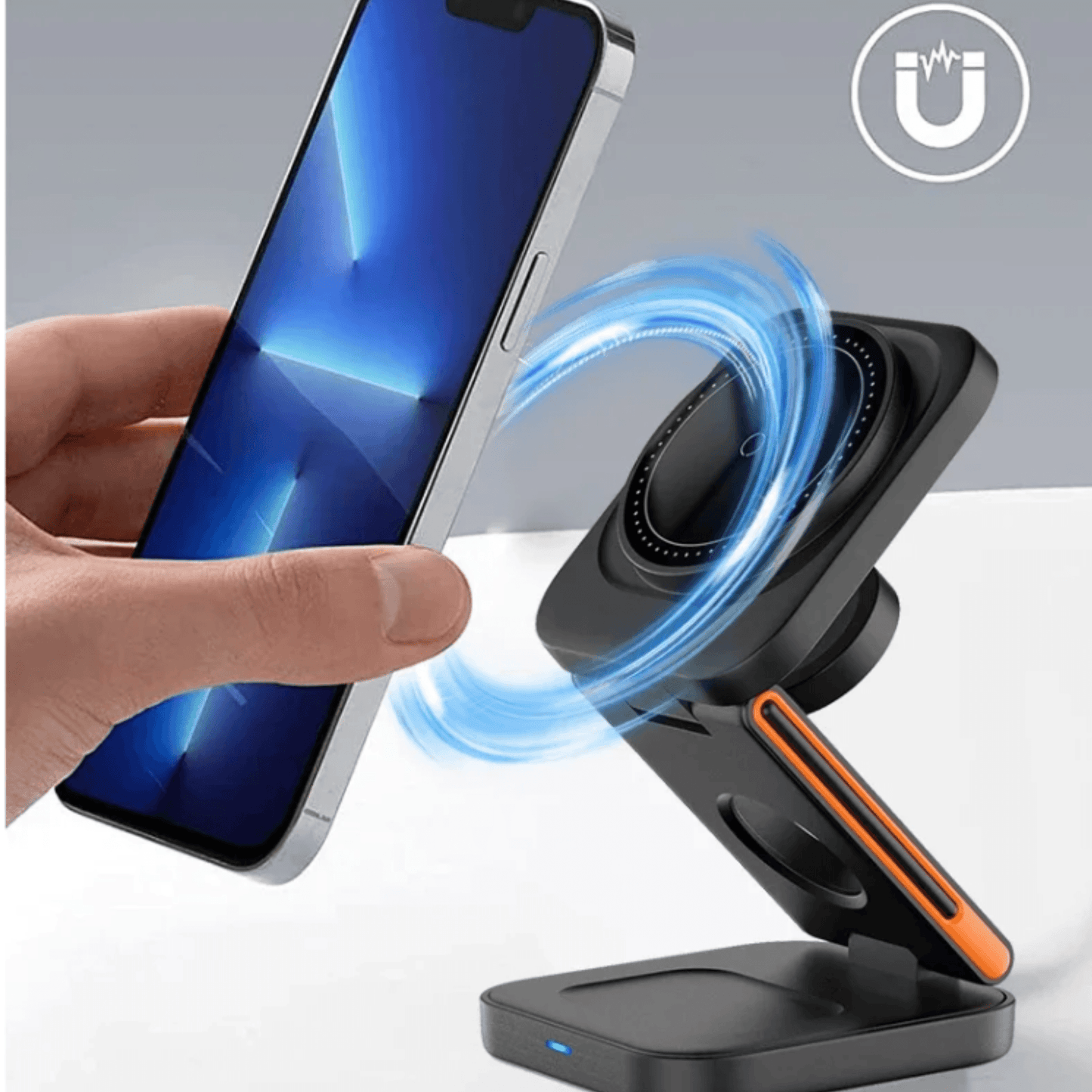 Foldable 3-in-1 Magnetic Charging Stand Pro | UTILCK