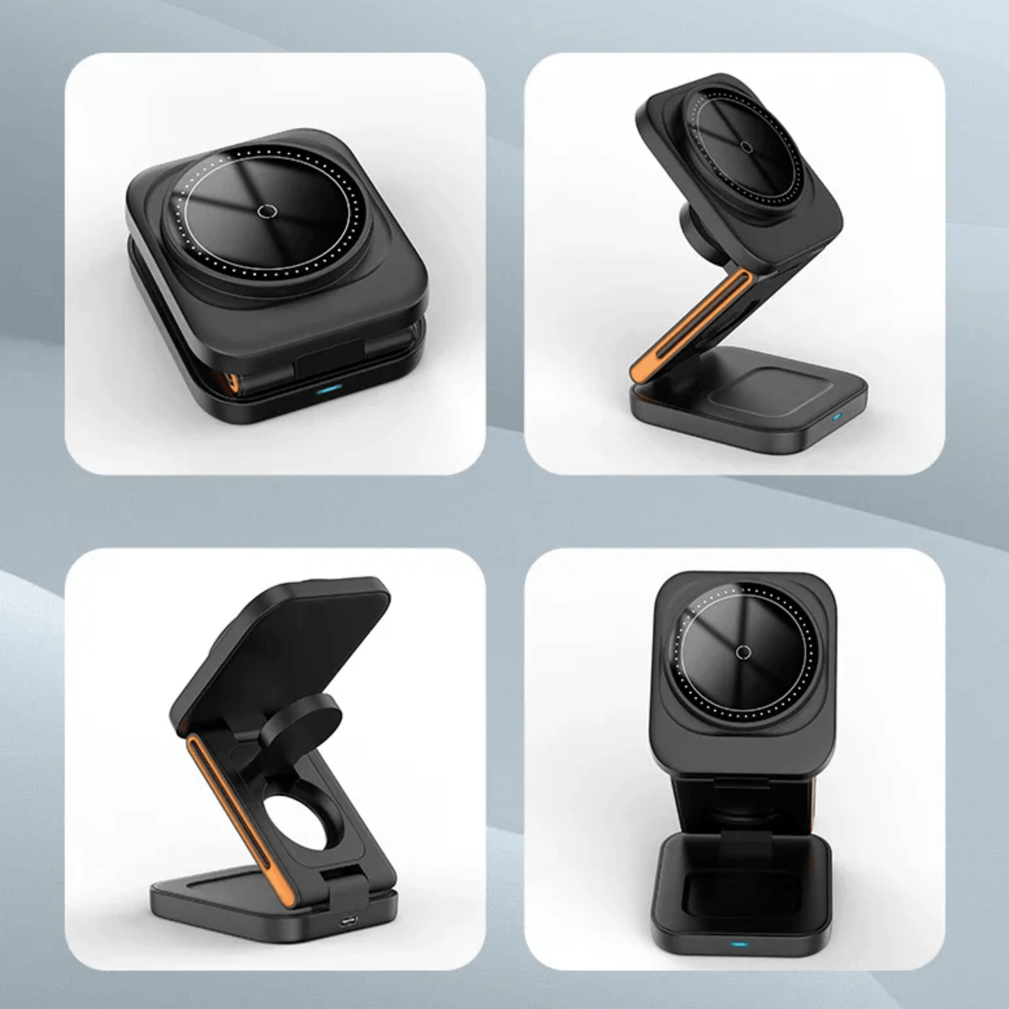 Foldable 3-in-1 Magnetic Charging Stand Pro | UTILCK