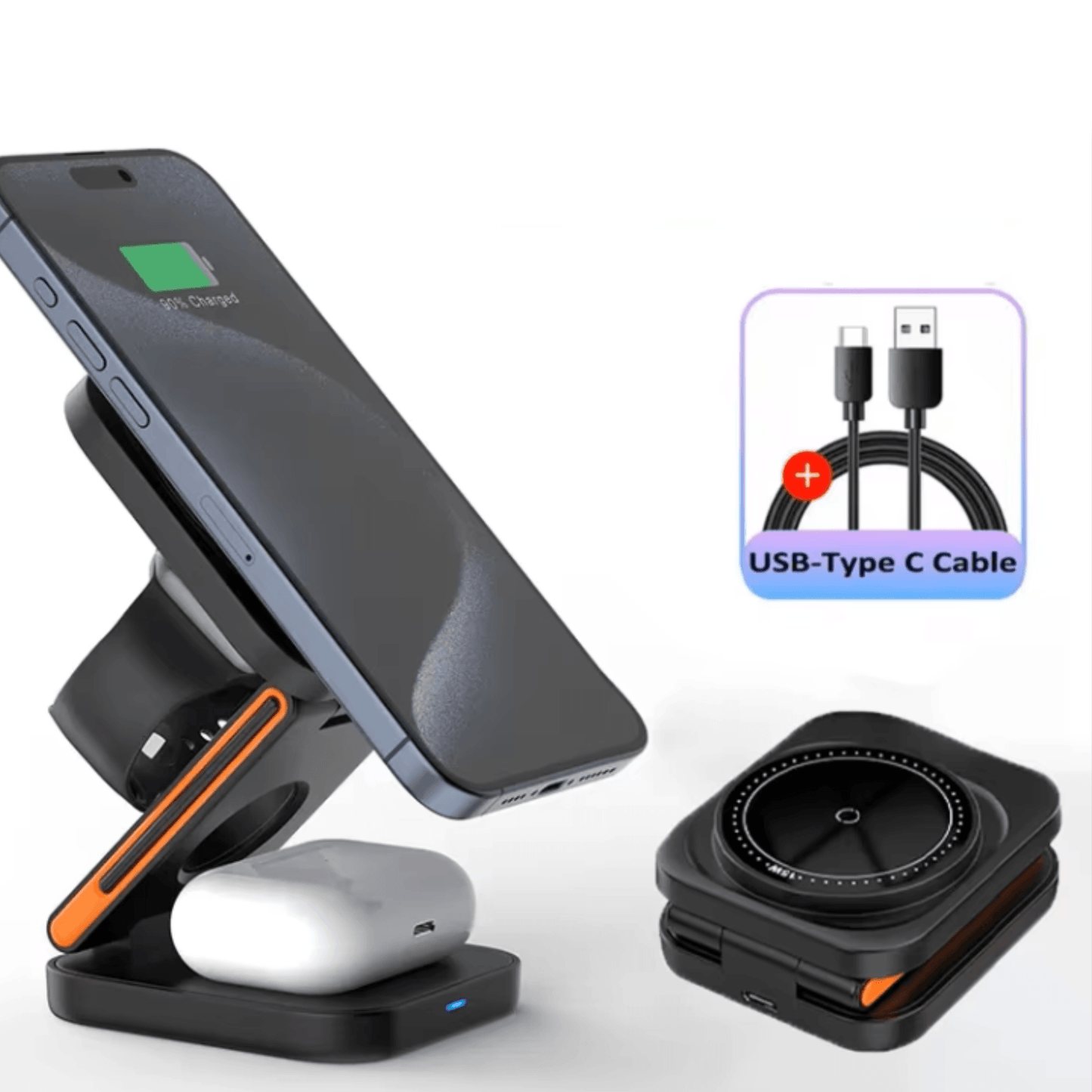 Foldable 3-in-1 Magnetic Charging Stand Pro | UTILCK