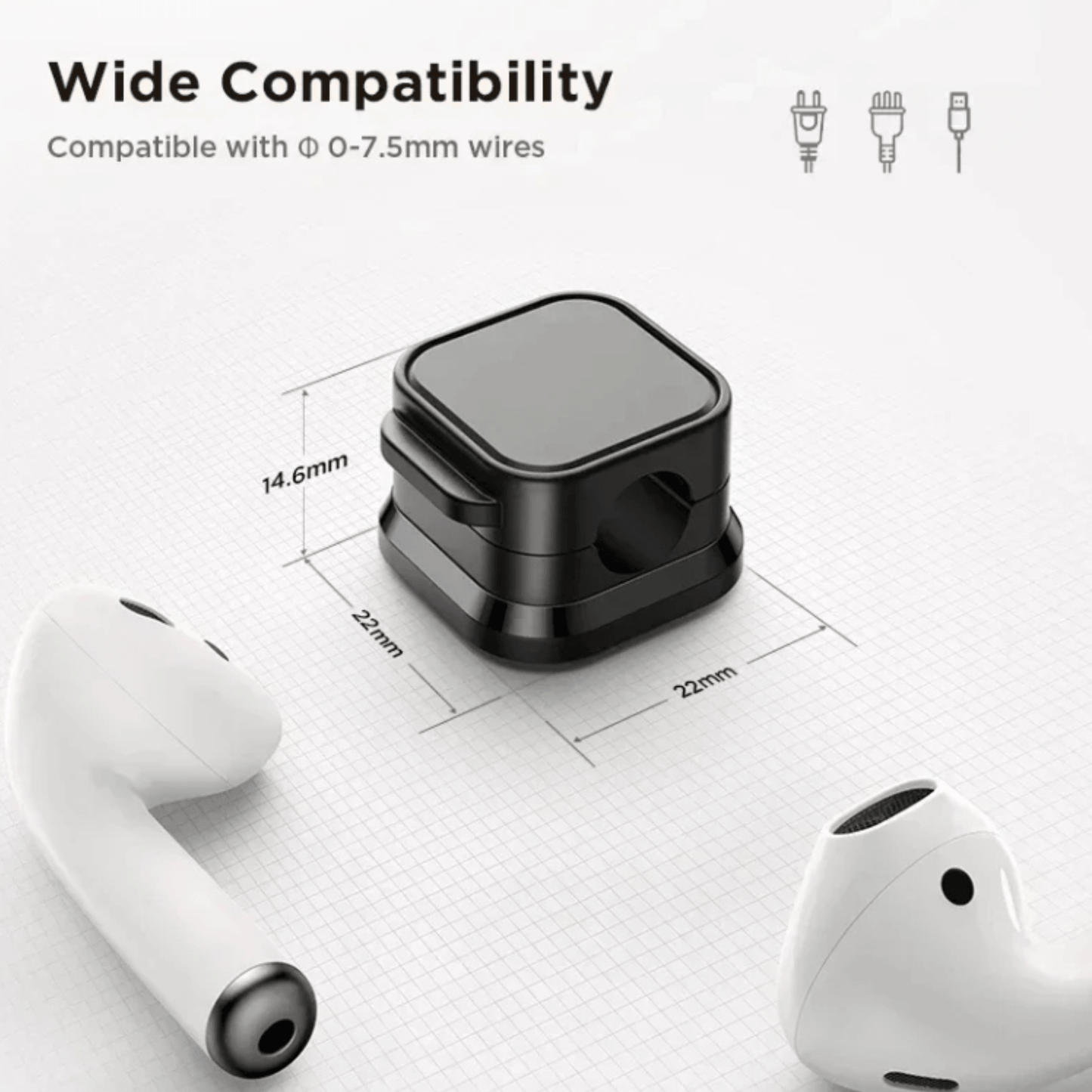 Magnetic Cable Organizer | Desk Cable Management | UTILCK