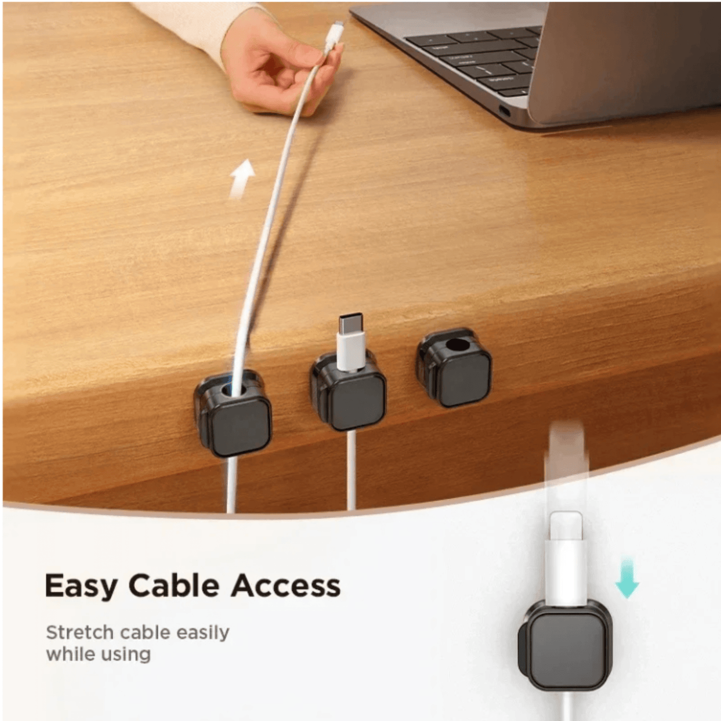 Magnetic Cable Organizer | Desk Cable Management | UTILCK
