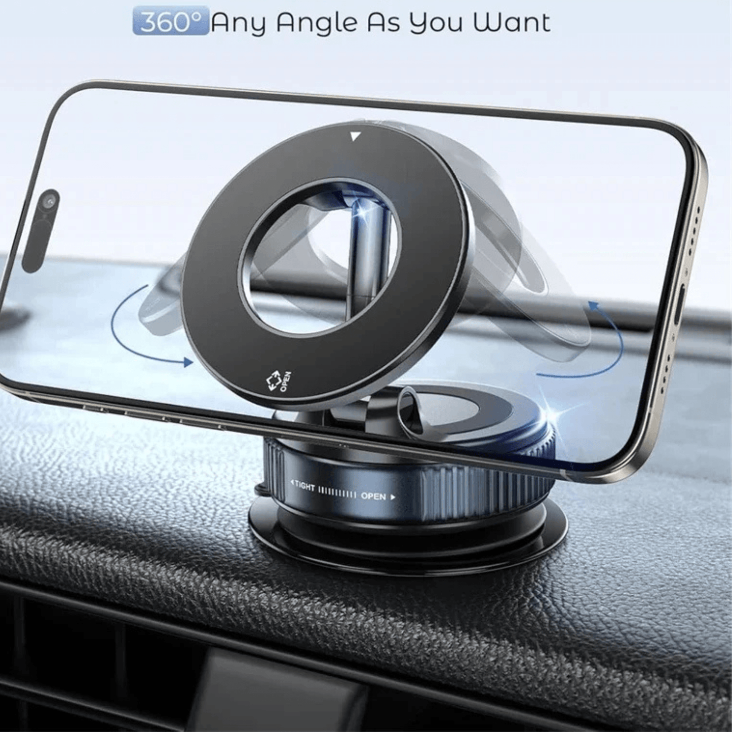 Magnetic Car Phone Holder | Foldable & Adjustable | UTILCK