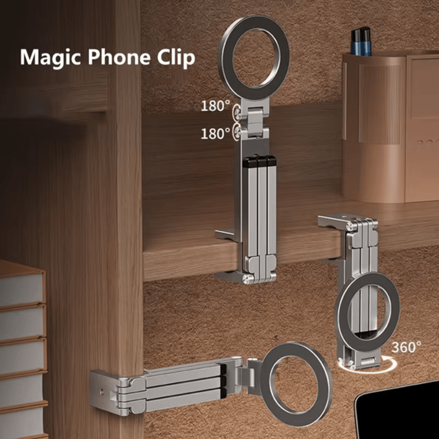 Magnetic Tripod Ring Stand | Foldable & Adjustable | UTILCK