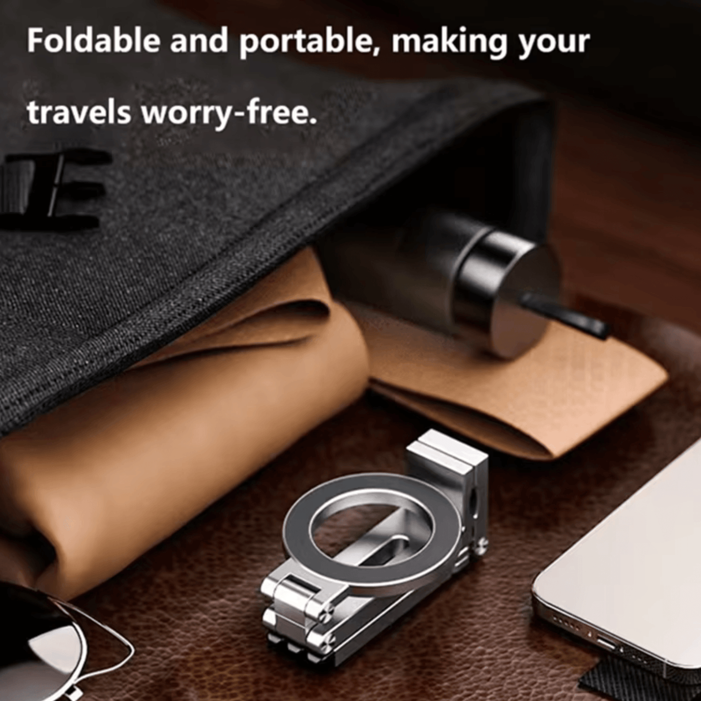 Magnetic Tripod Ring Stand | Foldable & Adjustable | UTILCK