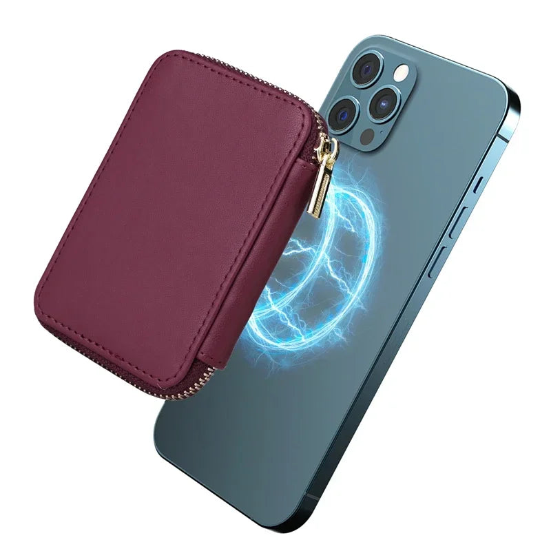 Magnetic Zipper Wallet Card Holder | RFID Blocking | UTILCK