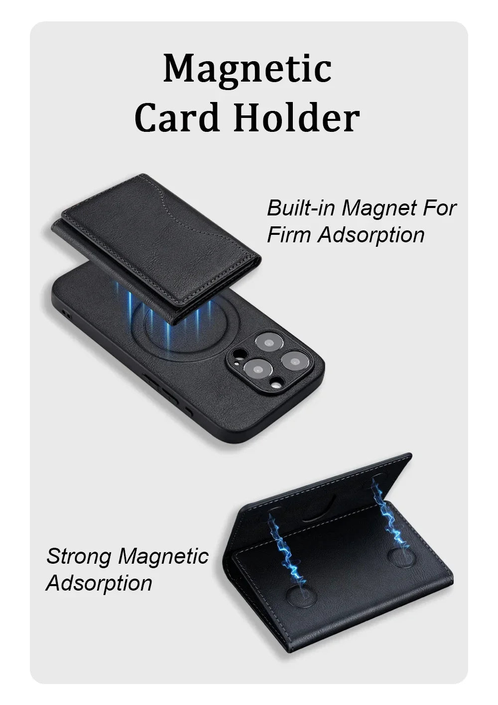 Magnetic RFID Wallet Stand | Holds Up to 6 Cards | UTILCK