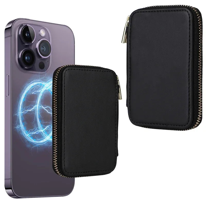 Magnetic Zipper Wallet Card Holder | RFID Blocking | UTILCK