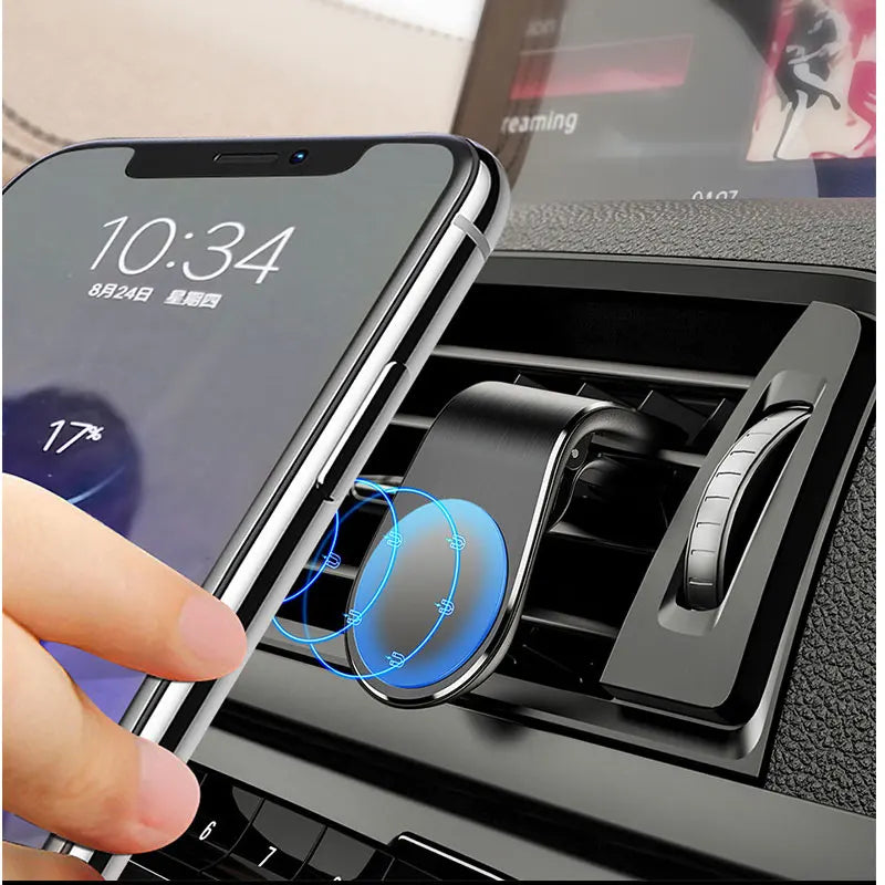 Magnetic Air Vent Car Phone Holder | 360° Rotation | UTILCK