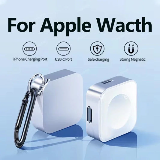 Portable Magnetic Apple Watch Charger | 2-in-1 USB-C & 8-Pin | UTILCK