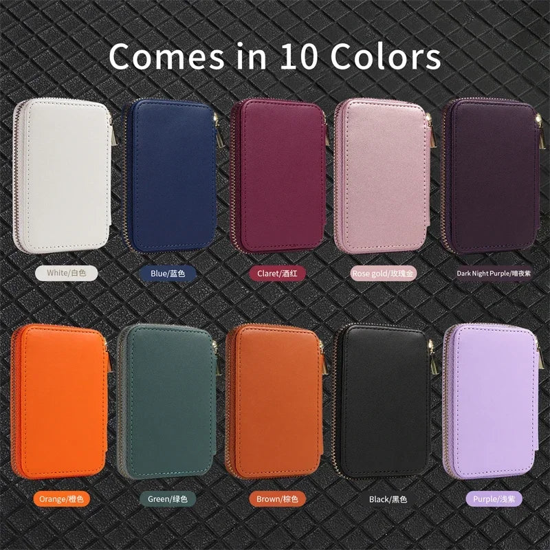 Magnetic Zipper Wallet Card Holder | RFID Blocking | UTILCK