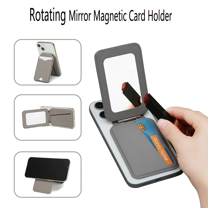 Magnetic Mirror Wallet Stand | Card Holder | UTILCK