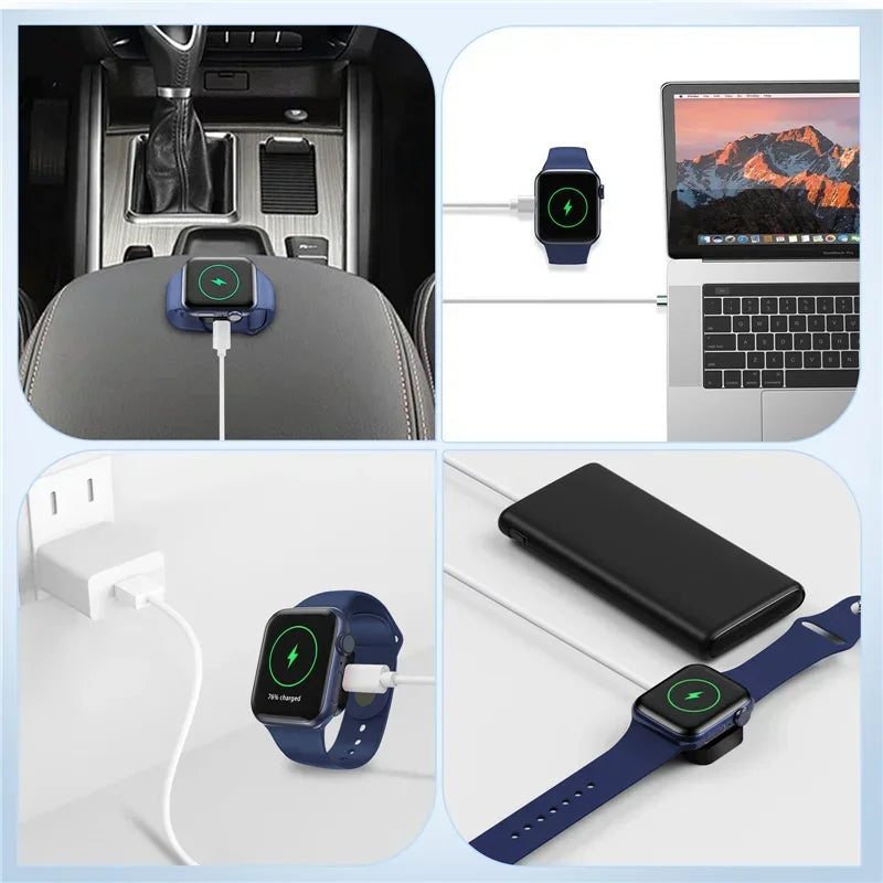 Portable Magnetic Apple Watch Charger | 2-in-1 USB-C & 8-Pin | UTILCK