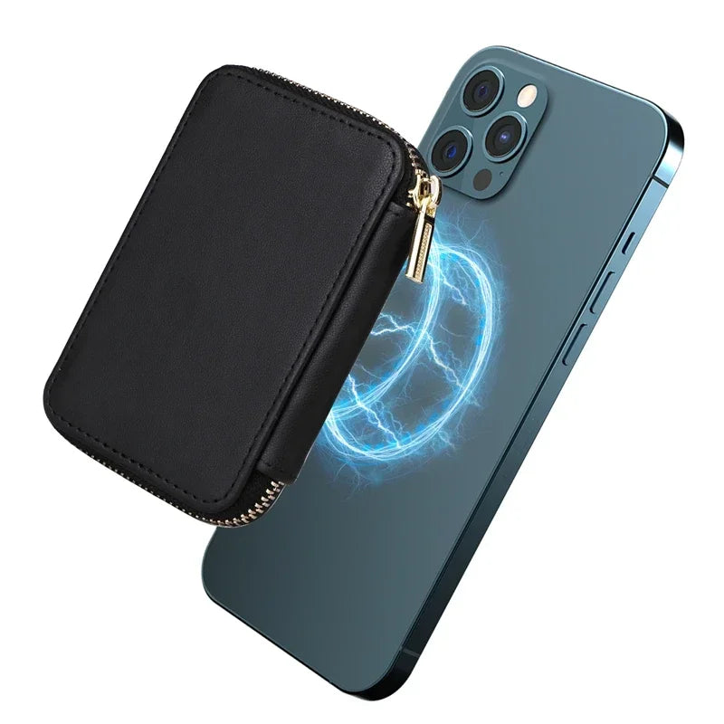 Magnetic Zipper Wallet Card Holder | RFID Blocking | UTILCK