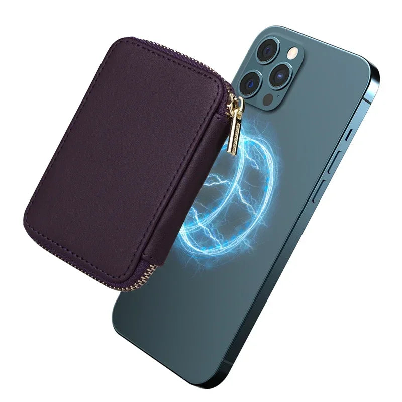 Magnetic Zipper Wallet Card Holder | RFID Blocking | UTILCK