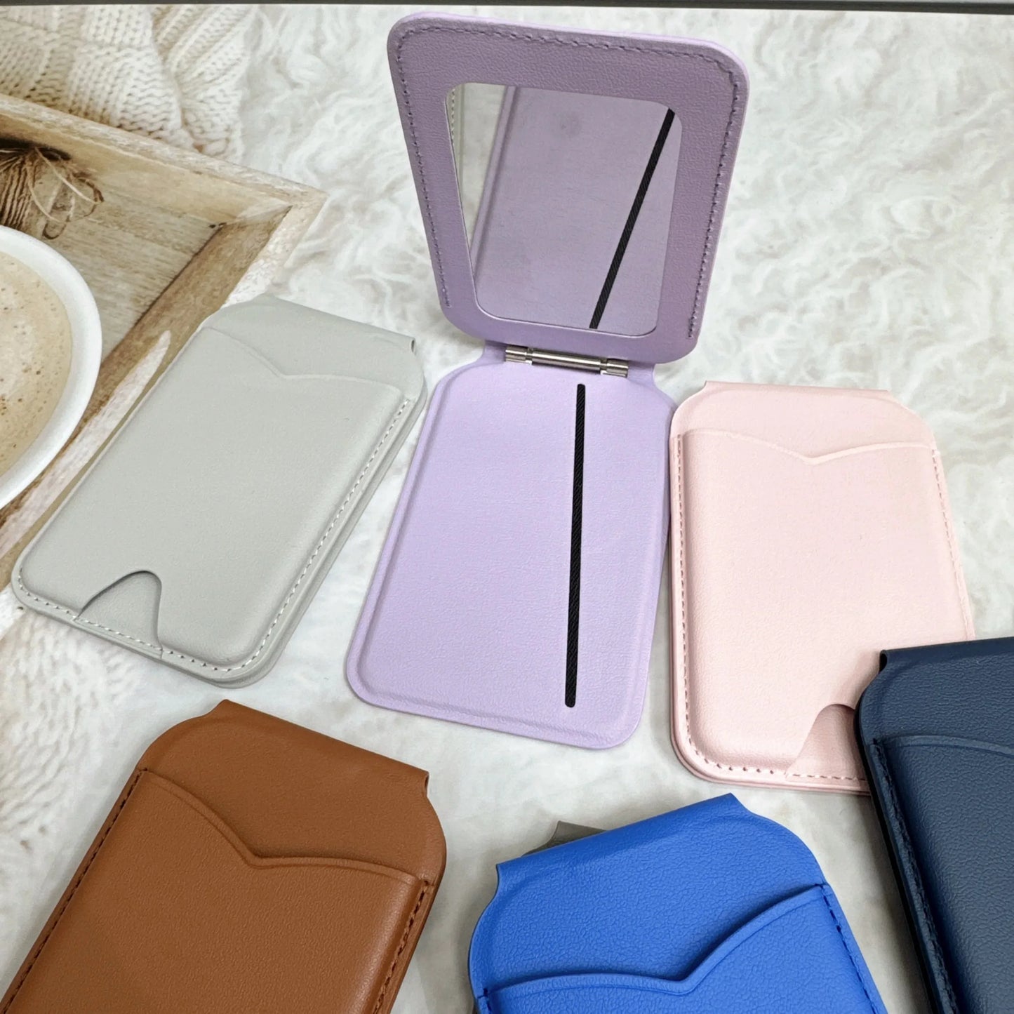 Magnetic Mirror Wallet Stand | Card Holder | UTILCK