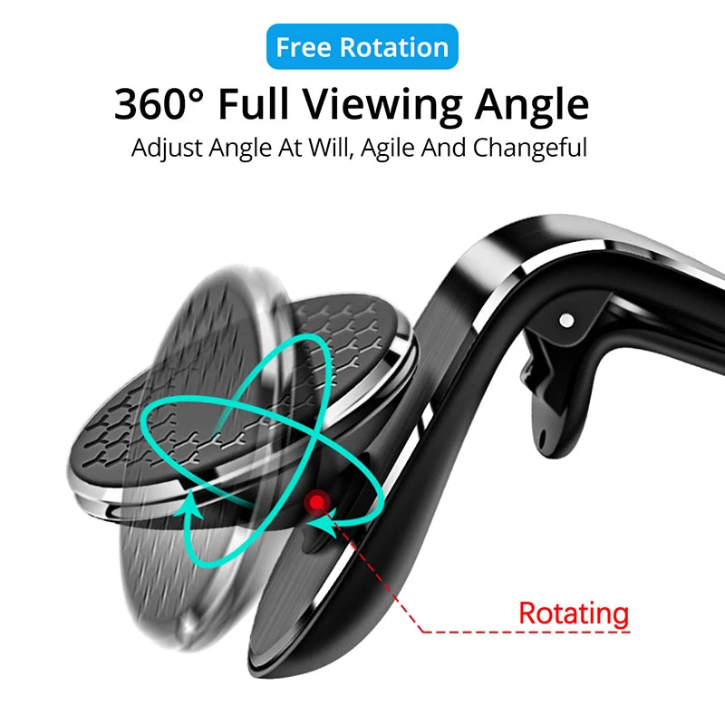 Magnetic Air Vent Car Phone Holder | 360° Rotation | UTILCK