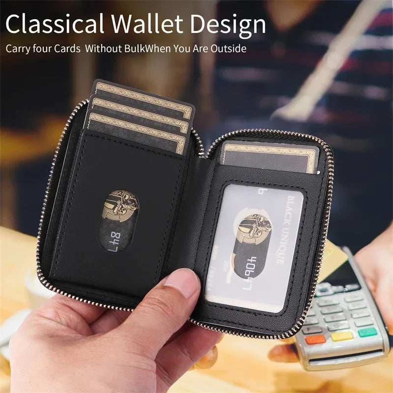 Magnetic Zipper Wallet Card Holder | RFID Blocking | UTILCK