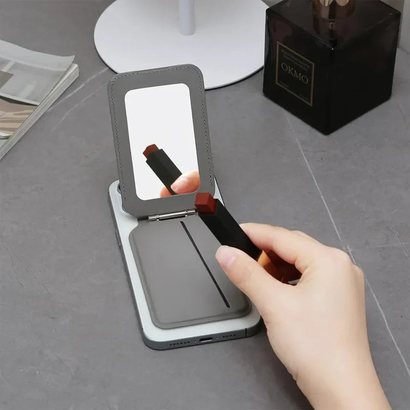 Magnetic Mirror Wallet Stand | Card Holder | UTILCK