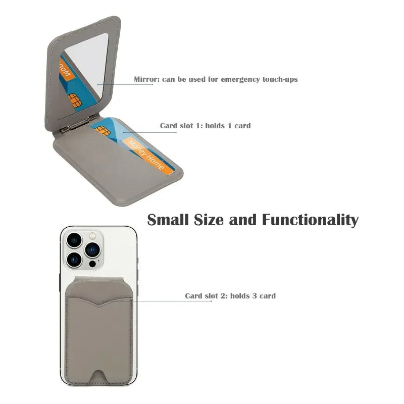 Magnetic Mirror Wallet Stand | Card Holder | UTILCK