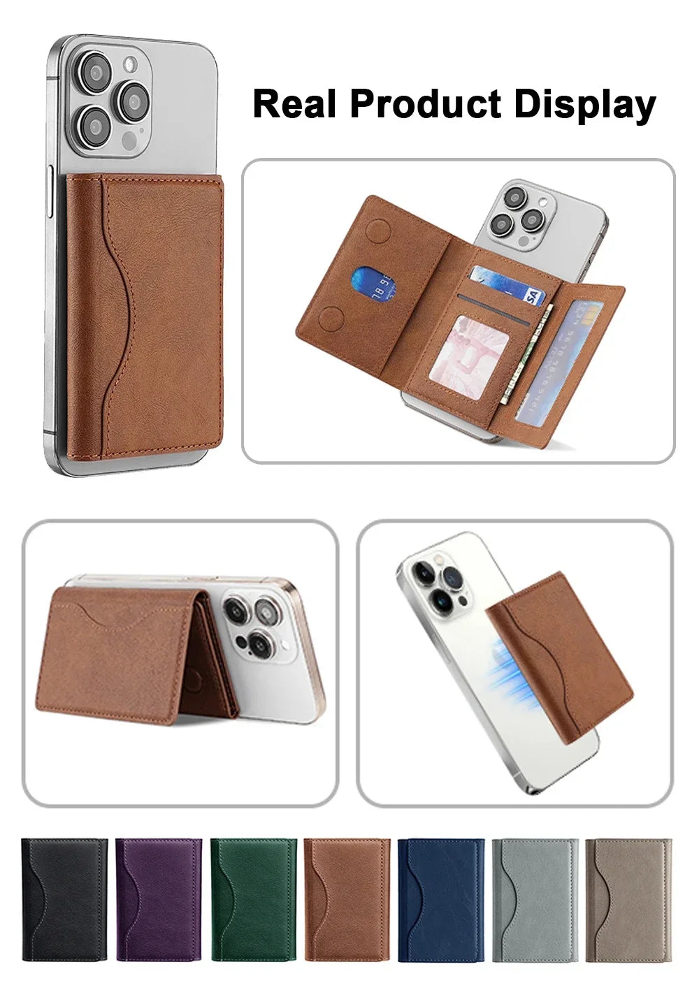 Magnetic RFID Wallet Stand | Holds Up to 6 Cards | UTILCK