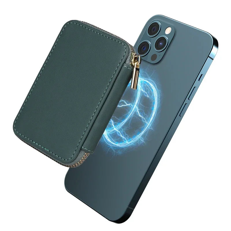 Magnetic Zipper Wallet Card Holder | RFID Blocking | UTILCK