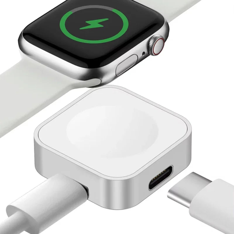 Portable Magnetic Apple Watch Charger | 2-in-1 USB-C & 8-Pin | UTILCK
