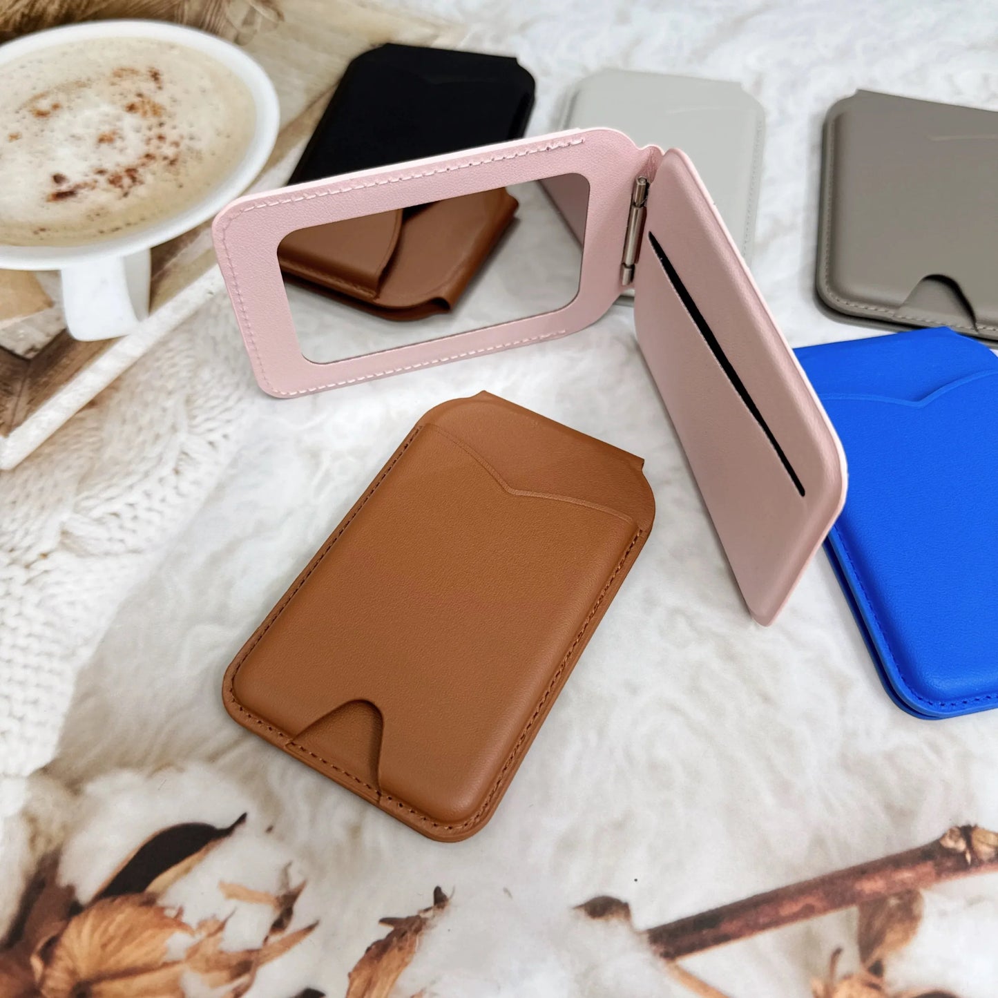 Magnetic Mirror Wallet Stand | Card Holder | UTILCK