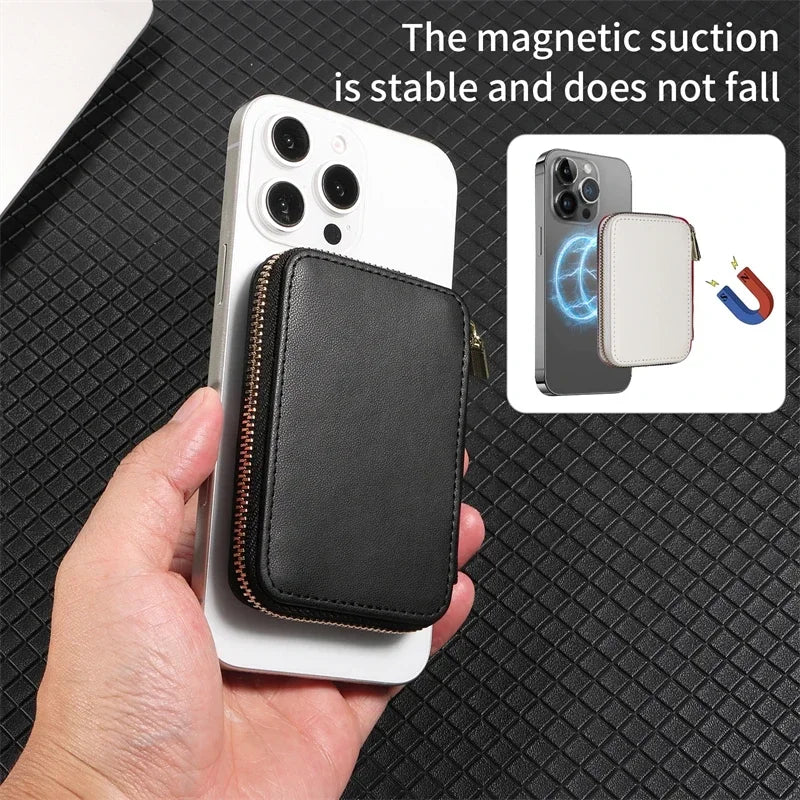 Magnetic Zipper Wallet Card Holder | RFID Blocking | UTILCK