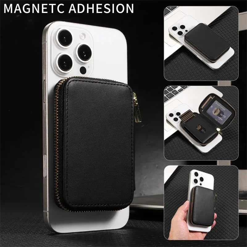 Magnetic Zipper Wallet Card Holder | RFID Blocking | UTILCK